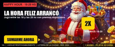 Aprovechá la Hora Feliz banner
